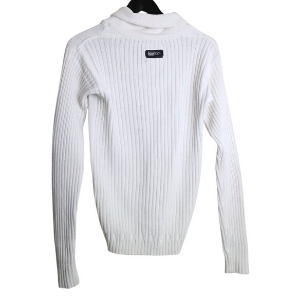 G-STAR RAW Women's Luca Shawl Collar Knit Jumper Sweater Size Large - Picture 6 of 9